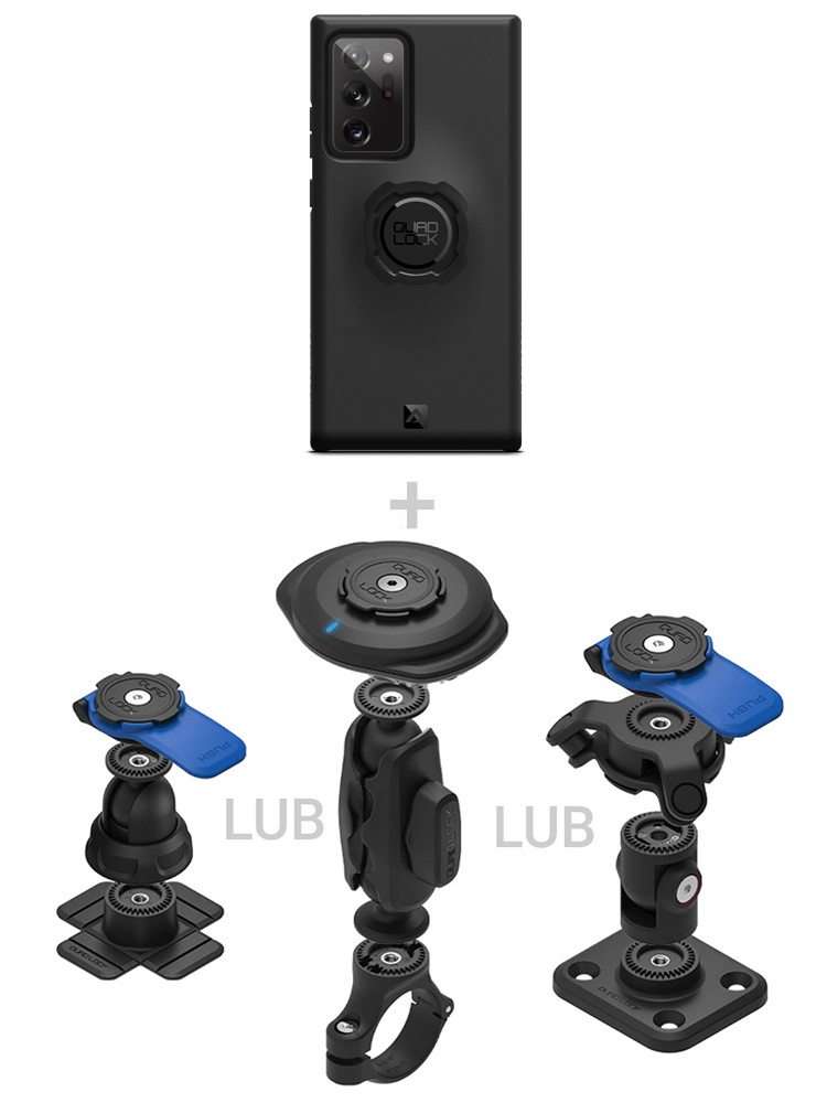 Zestaw 360 Quad Lock: etui na telefon Samsung Galaxy Note20 Ultra + wybrane komponenty