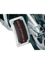 Mocowanie tablicy rejestracyjnej z oświetleniem LED Kuryakyn srebrne