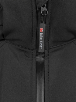 Kurtka motocyklowa tekstylna John Doe Softshell 2 in 1 czarna