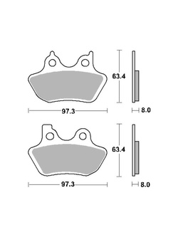 KLOCKI HAMULCOWE SBS 826 H.LS