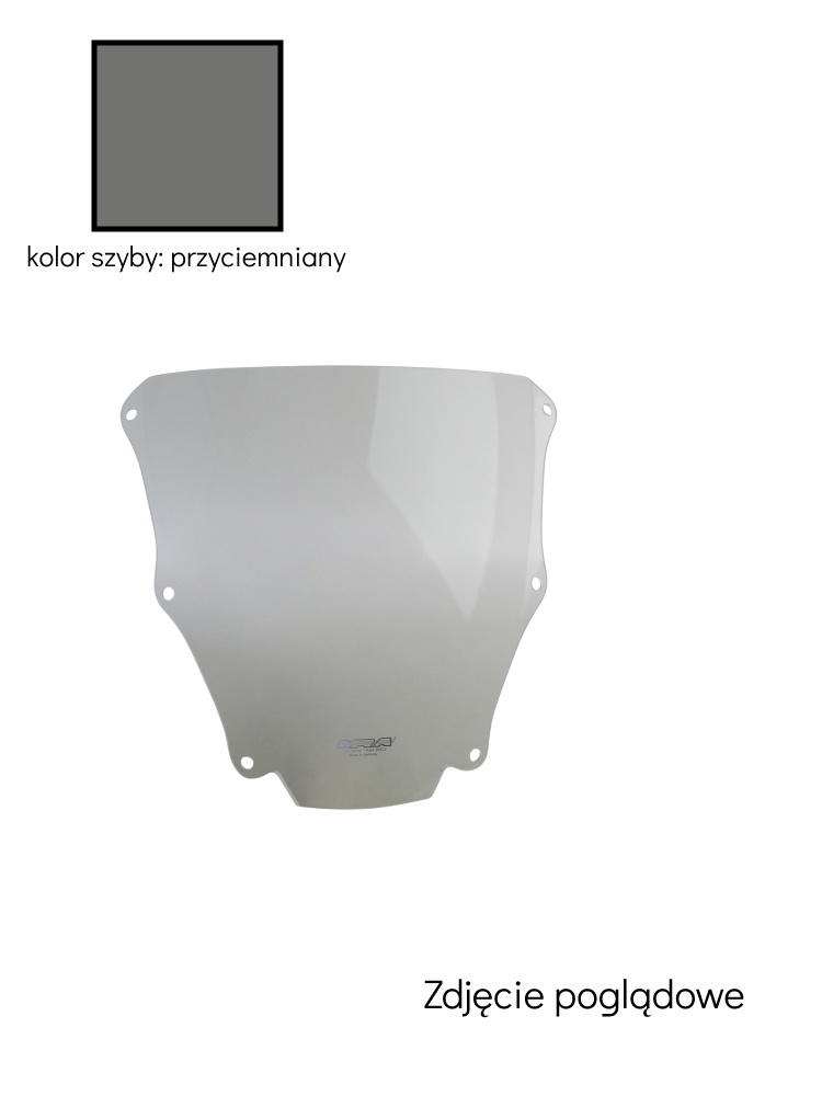 Szyba motocyklowa MRA Oryginalny kształt "O" Triumph TT 600 (wszystkie roczniki) przyciemniana