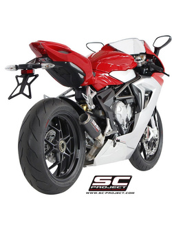 Tłumik CR-T (Wysoka pozycja) Slip-On SC-Project do MV Agusta F3 675 / 800 [11-17]