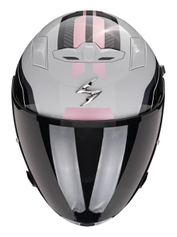 Kask otwarty Scorpion Exo-230 Hipe szaro-różowy