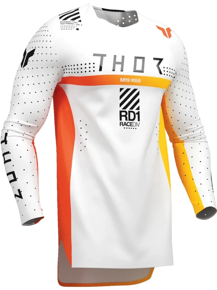 Bluza enduro Thor Sportmode Synth biała