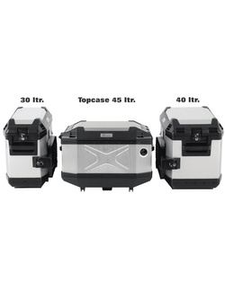 Kufer Hepco&Becker Xplorer 40 srebrny - kufer boczny lewy [pojemność: 40 L]