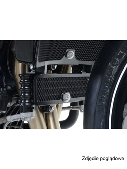 Osłona chłodnicy oleju R&G Racing Triumph Speed Triple (11-)/ R (11-18)/ S (16-18)/ RS (18-20) tytanowa