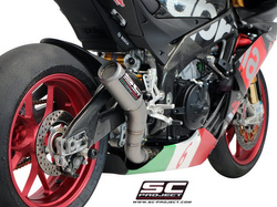 Tłumik SLIP-ON CR-T SC-Project do Aprilia RSV4 RF/RR 15-16