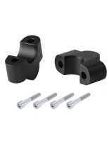 Podwyższenie kierownicy Hepco&Becker Triumph Speed 400 (24-) [25 mm w górę] czarne