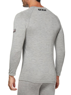 Bluza termoaktywna SIXS Serafino Merinos szara unisex