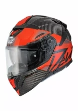 Kask integralny Premier Devil Carbon MN 2 czarno-czerwony