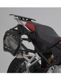 Zestaw: kufry boczne DUSC M/L + stelaże PRO SW-MOTECH do motocykla BMW F 750 GS / 850 GS (17-),F 850 GS Adventure (18-) [pojemność 41/33 l]