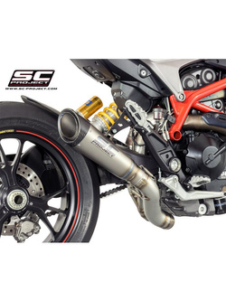 Tłumik S1 slip-on z rurą łączącą 2-1 SC-Project do Ducati HYPERMOTARD 939 / SP [16-17]