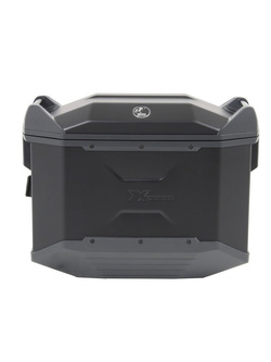 Kufer boczny aluminiowy Hepco&Becker Xceed Jet 38 lewy, czarny [pojemność: 38 l]