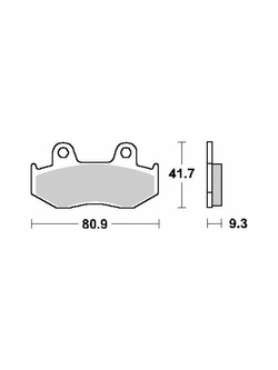 KLOCKI HAMULCOWE SBS 709 SI