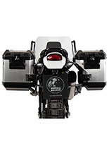 Zestaw: kufry boczne + stelaże Hepco&Becker Xplorer Cutout do Ducati Desert X (22-) srebrne