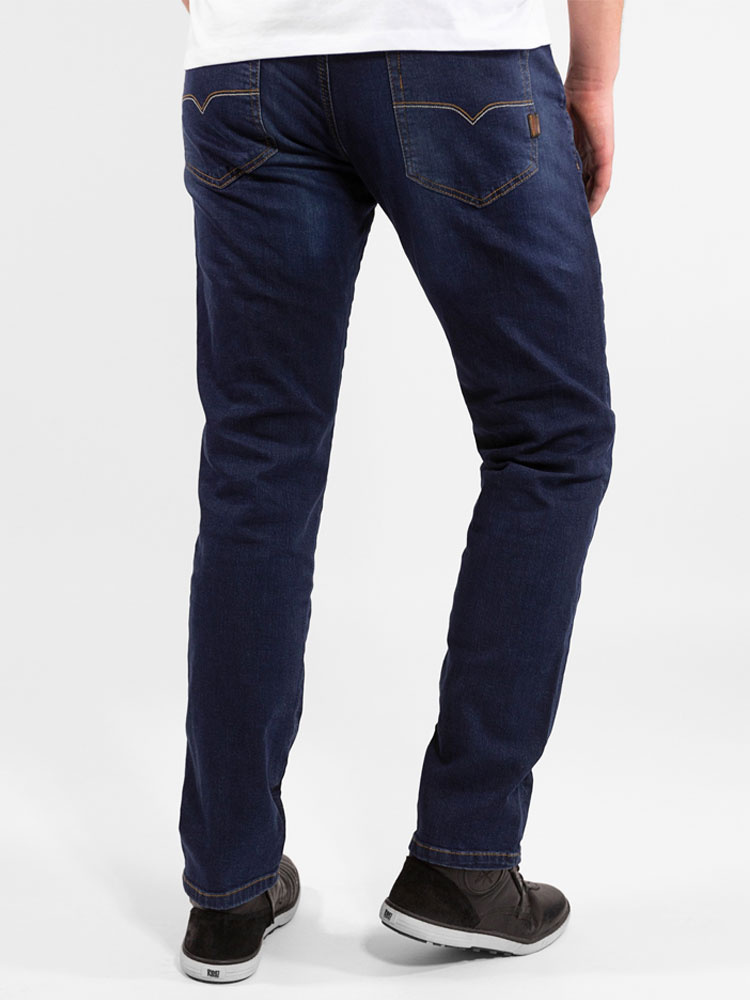 Spodnie motocyklowe jeansowe John Doe Ironhead - XTM granatowe
