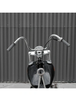 Manetki motocyklowe Biltwell Thruster TPV do kierownic o średnicy 25.4 [mm] szare