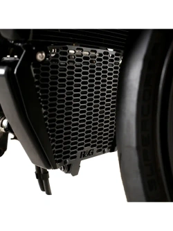 Osłona chłodnicy oleju R&G Racing Pro Aprilia Tuono V4 1100/ Factory (25-) czarna