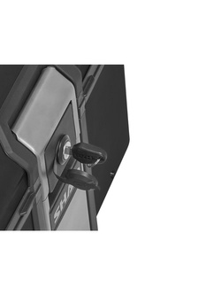 Kufer centralny aluminiowy SHAD TR55 Terra czarny + plastikowa duża płyta montażowa [pojemność: 55 l]