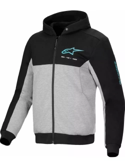 Bluza motocyklowa Alpinestars Chrome V2 czarno-szaro-niebieska