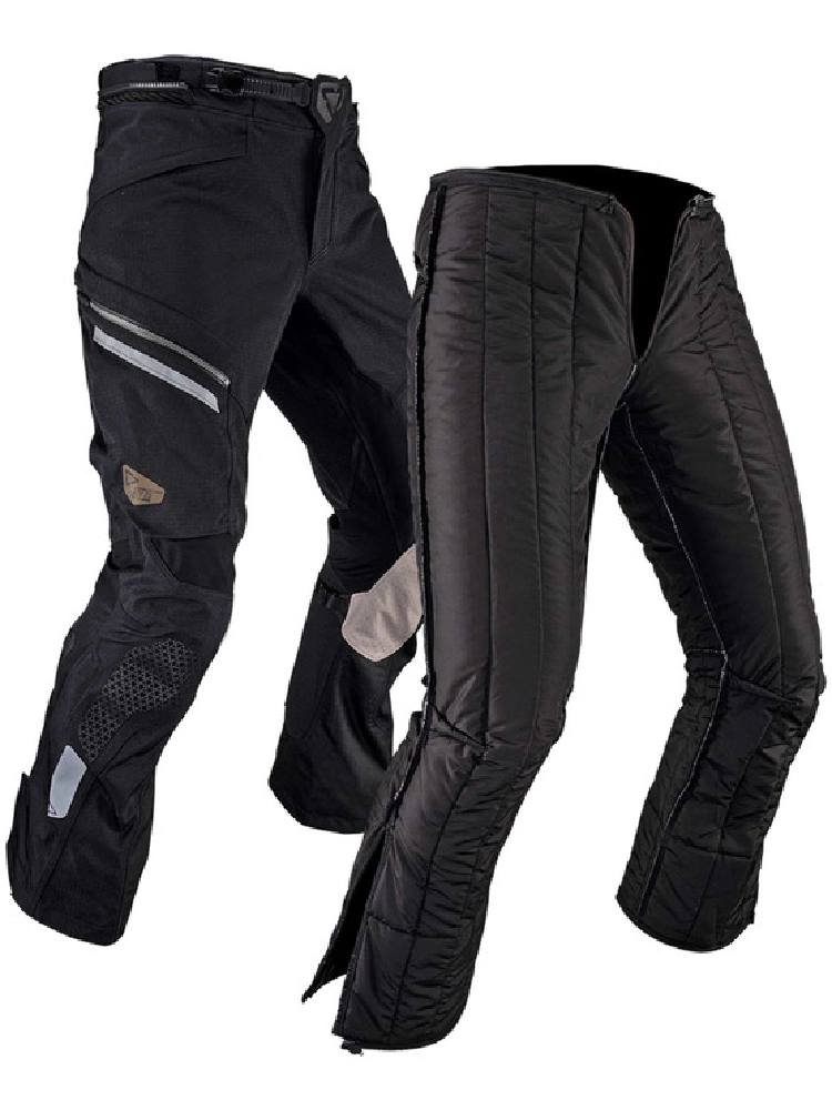 Spodnie motocyklowe tekstylne Leatt DriTour 7.5 Stealth czarne