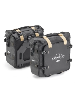 Sakwy motocyklowe GIVI GRT720B Canyon Monokey wodoodporne, czarne [pojemność: 2 x 25l]