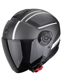 Kask otwarty Scorpion Exo-City II Cosmos srebrno-biały matowy