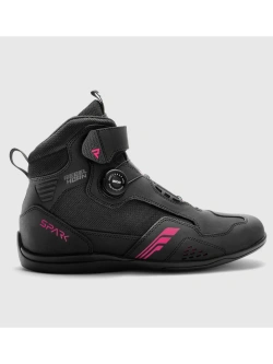 Buty motocyklowe Rebelhorn Spark 3 czarno-różowe