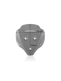 Szyba motocyklowa WRS Sport Ducati Streetfighter V4/ S (20-24) mocno przyciemniana