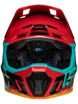 Kask enduro Leatt Moto 7.5 V25 z goglami czerwono-czarno-niebieski