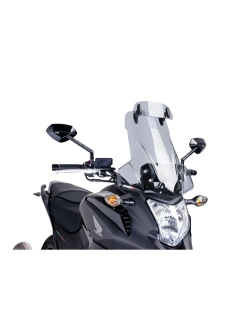Szyba motocyklowa turystyczna z deflektorem PUIG Honda NC 700X (12-13)/ NC 750X (14-15)/ NC 750XD (14-15) przeźroczysta