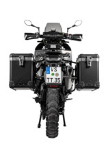 Zestaw: kufry boczne czarne "And-Black" Zega Pro + stelaże czarne Touratech Husqvarna Norden 901/ Expedition, KTM Adventure 890/ R/ 790/ R [poj.: 38+45l]