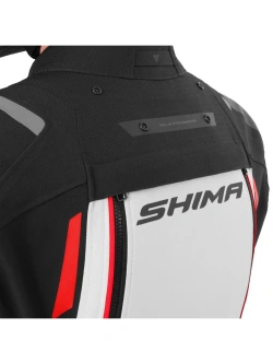 Kurtka motocyklowa tekstylna Shima Dune 2.0 G2 czarno-biało-niebieska