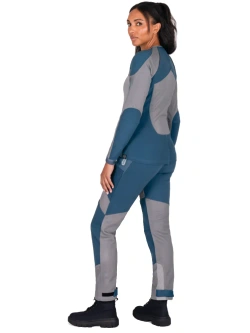 Koszula z ochraniaczami damska Knox Urbane Pro Move niebiesko-szara