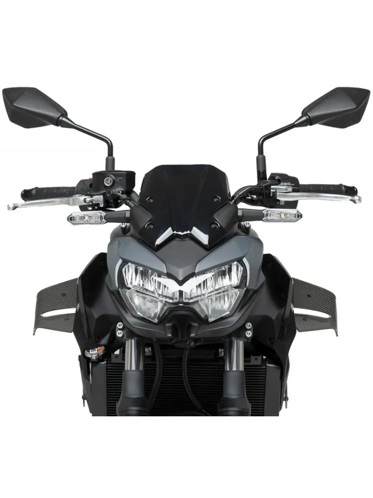 Spoilery boczne Puig D12 Kawasaki Z650 (20-) karbonowe