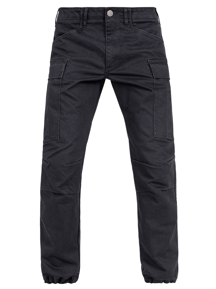 Spodnie motocyklowe tekstylne John Doe Regular Cargo Mono czarne