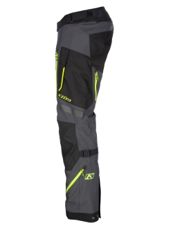 Spodnie motocyklowe tekstylne Klim Badlands Pro szaro-fluo żółte