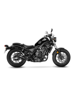 Tłumik motocyklowy LeoVince LV-10 Full Black czarny do Hondy CMX 500 Rebel (17-)/ 300 Rebel (17-24)