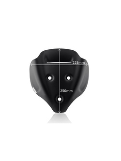 Szyba motocyklowa WRS Sport Ducati Streetfighter V4/ S (20-24) czarna matowa