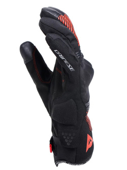 Rękawice motocyklowe tekstylne Dainese Fulmine D-Dry czarno-czerwone