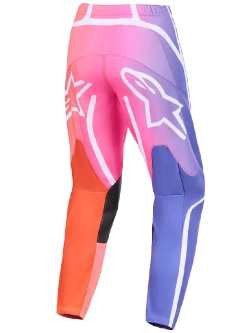 Spodnie cross Alpinestars MX Fluid Apex fioletowo-różowo-czerwone