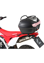 Zestaw: kufer centralny Journey 40 + stelaż Hepco&Becker Honda CRF 450 L (18-21) czarno-srebrny