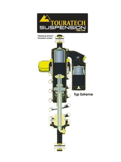 Amortyzator Extreme Touratech do KTM 1190 Adventure R (13-16) / 1090 Adventure R (17-22)/ 1290 Super Adventure/ R (17-20)