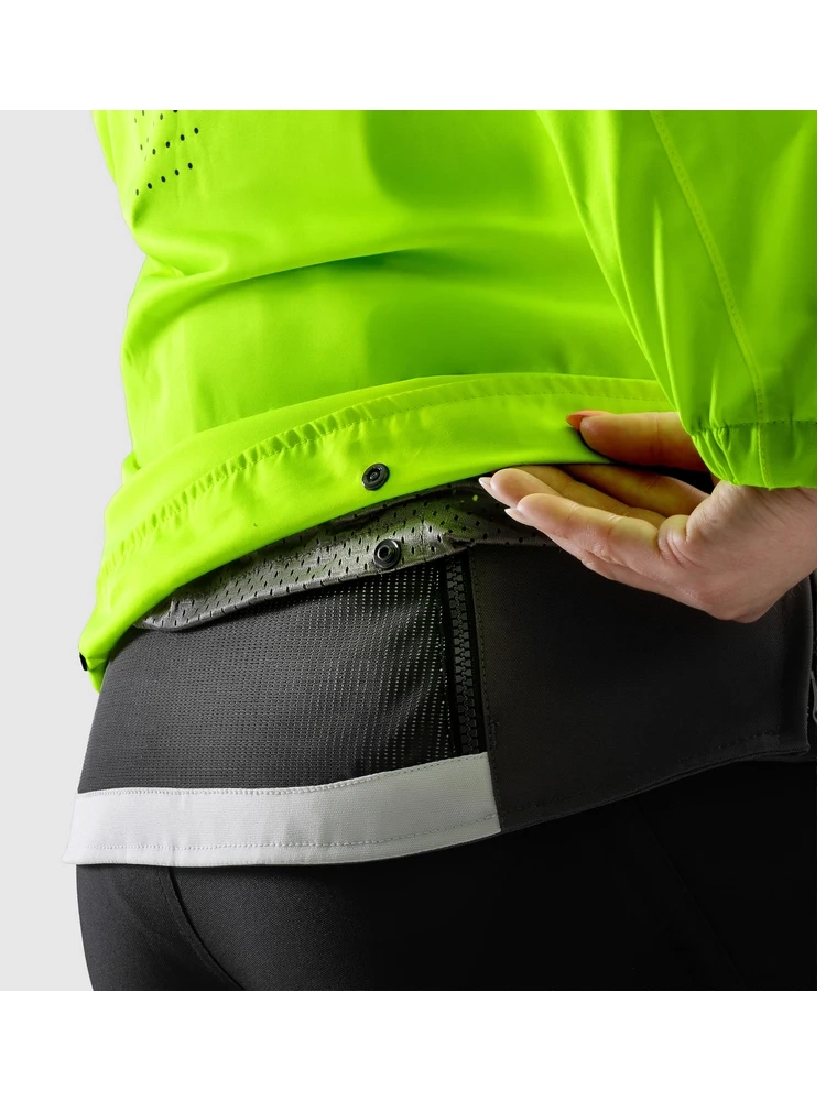 Kurtka motocyklowa damska tekstylna Rebelhorn Hardy 3.0 czarno-szaro-żółta