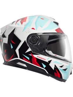 Kask integralny Schuberth S3 Spark biało-niebiesko-czerwony