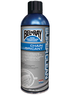 Smar do łańcucha motocyklowego Bel-Ray Super Clean w aerozolu [pojemność: 400 ml]