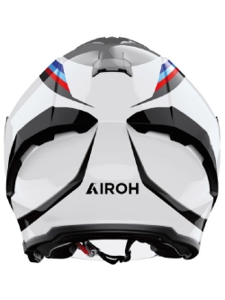 Kask otwarty Airoh H21 Arrow czarno-biało-czerwony połysk