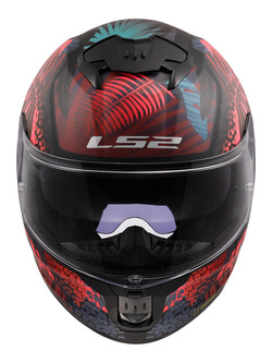 Kask integralny LS2 FF808 Stream II Jungle czarno-różowo-niebieski matowy