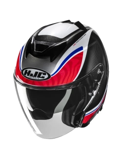 Kask otwarty HJC i31 Depe czarno-czerwony