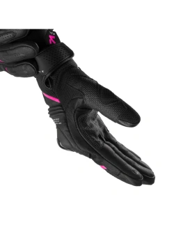 Rękawice motocyklowe damskie Shima Spark 3.0 czarno-różowe